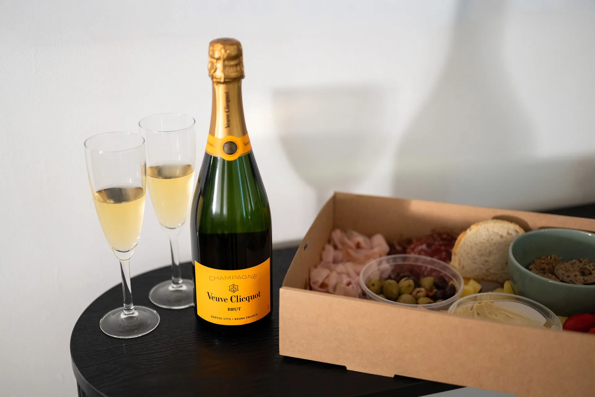 Refreshments prepared for a private BASE Pilates experience